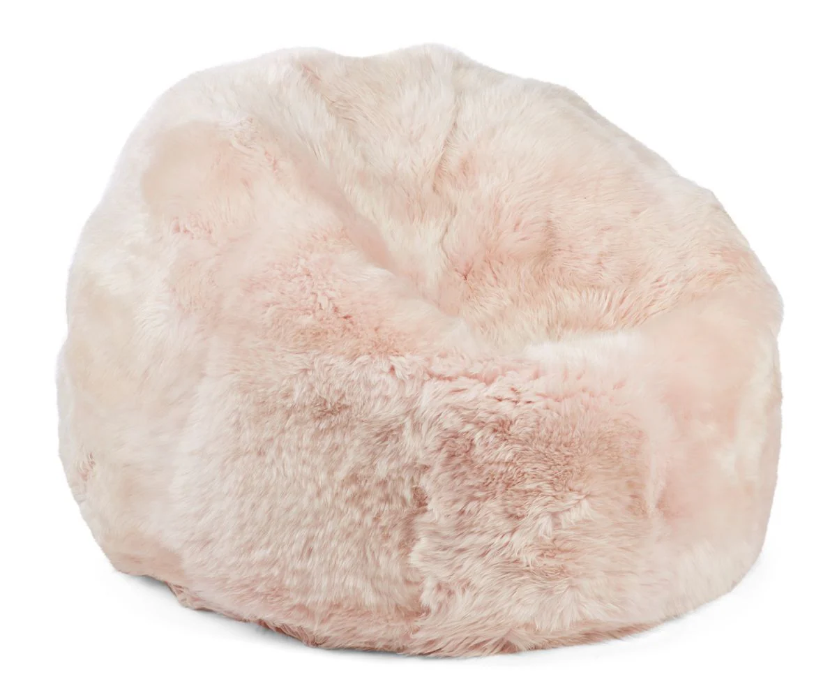 Natures Collection Round Sheepskin Bean Bag | Long Wool | Medium | Large - Image 3