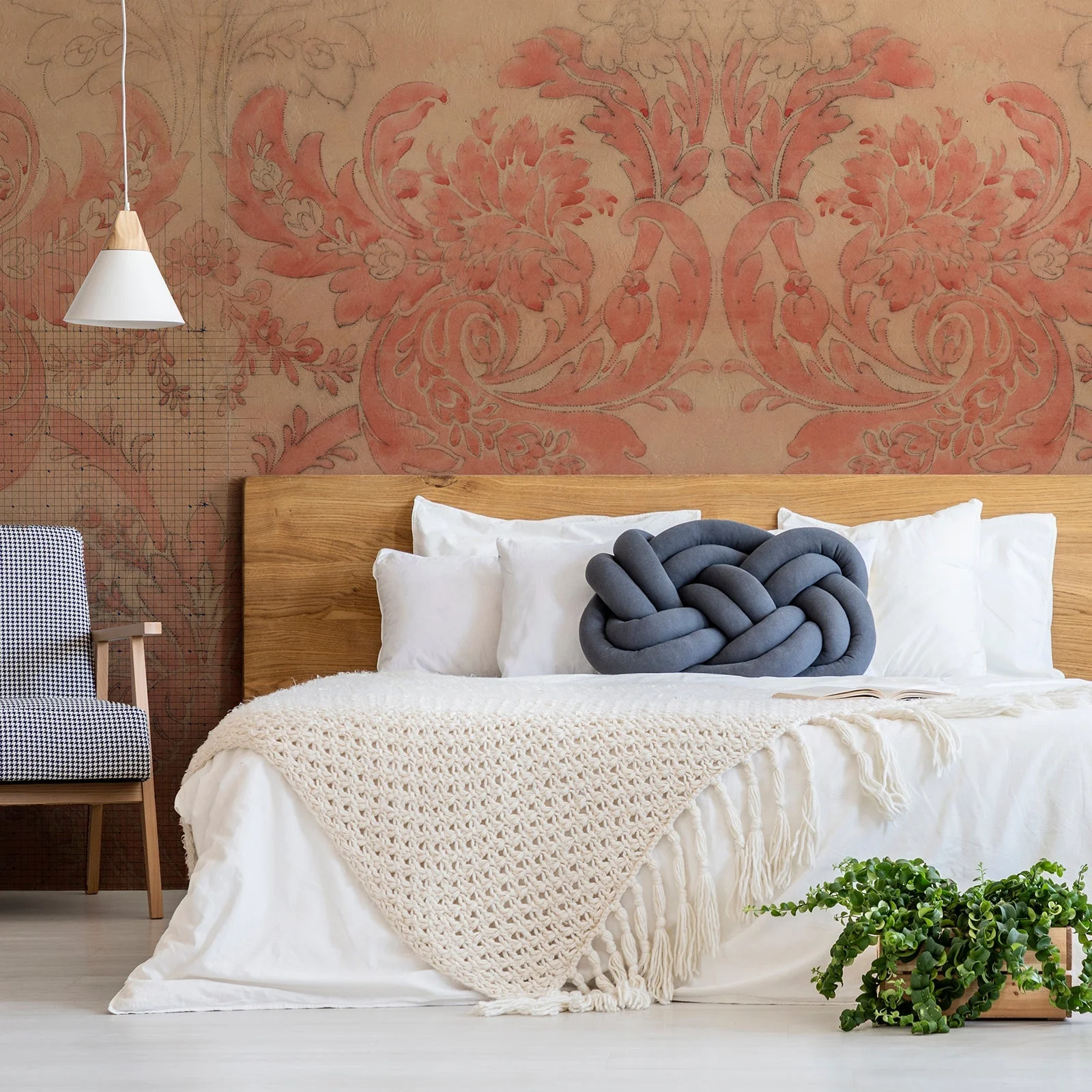 NLXL Big Patterns Aubusson Rouge Wallpaper Mural