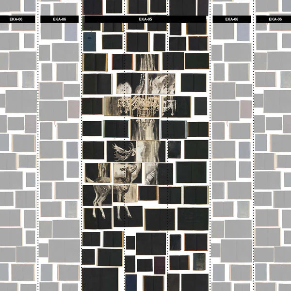 NLXL Chandelier Black Wallpaper - Image 2
