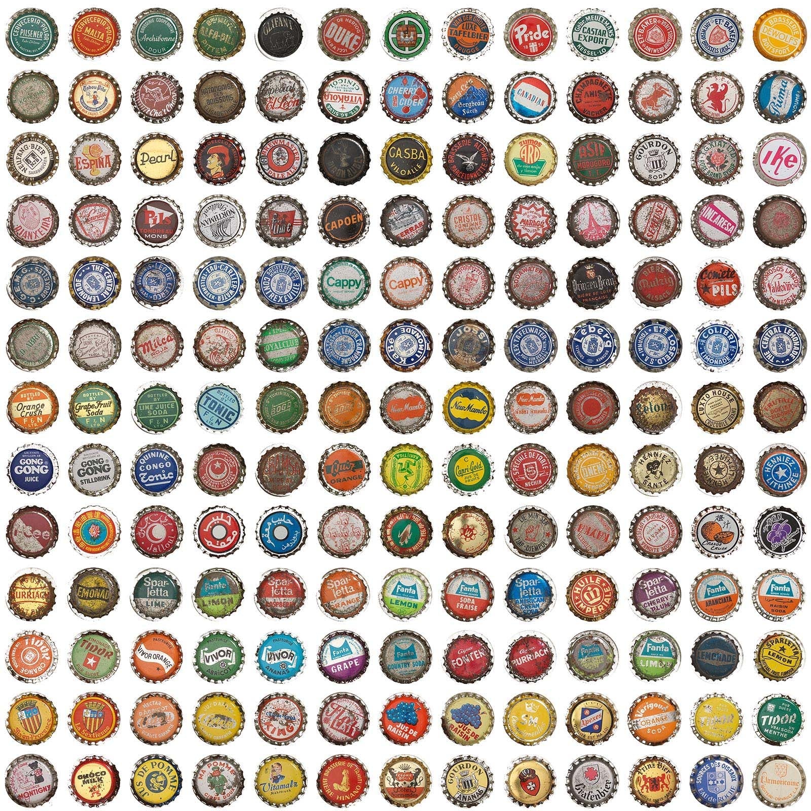 NLXL Crown Caps Wallpaper White - Image 2