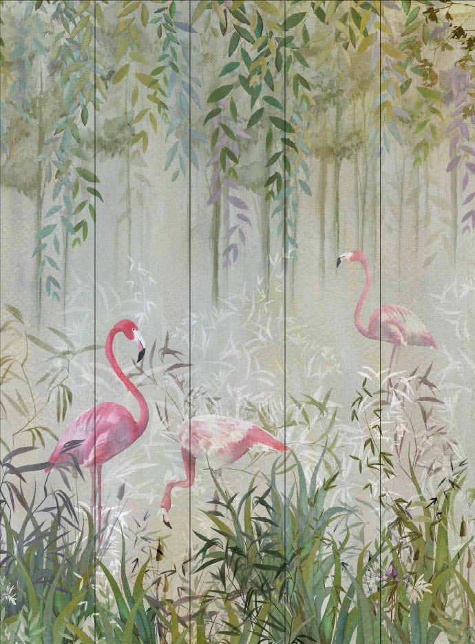 NLXL Flamingo Wallpaper - Image 4