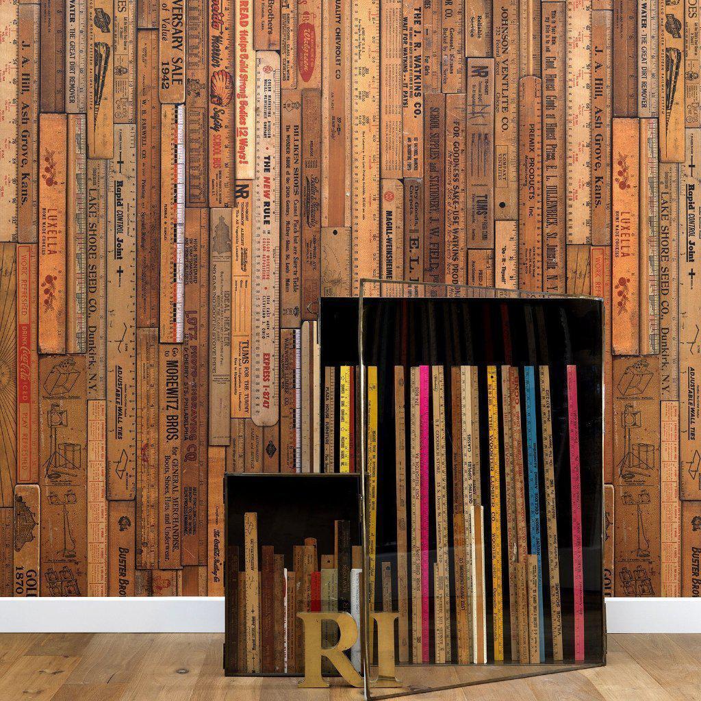 NLXL Large Rulers Wallpaper MRV-06