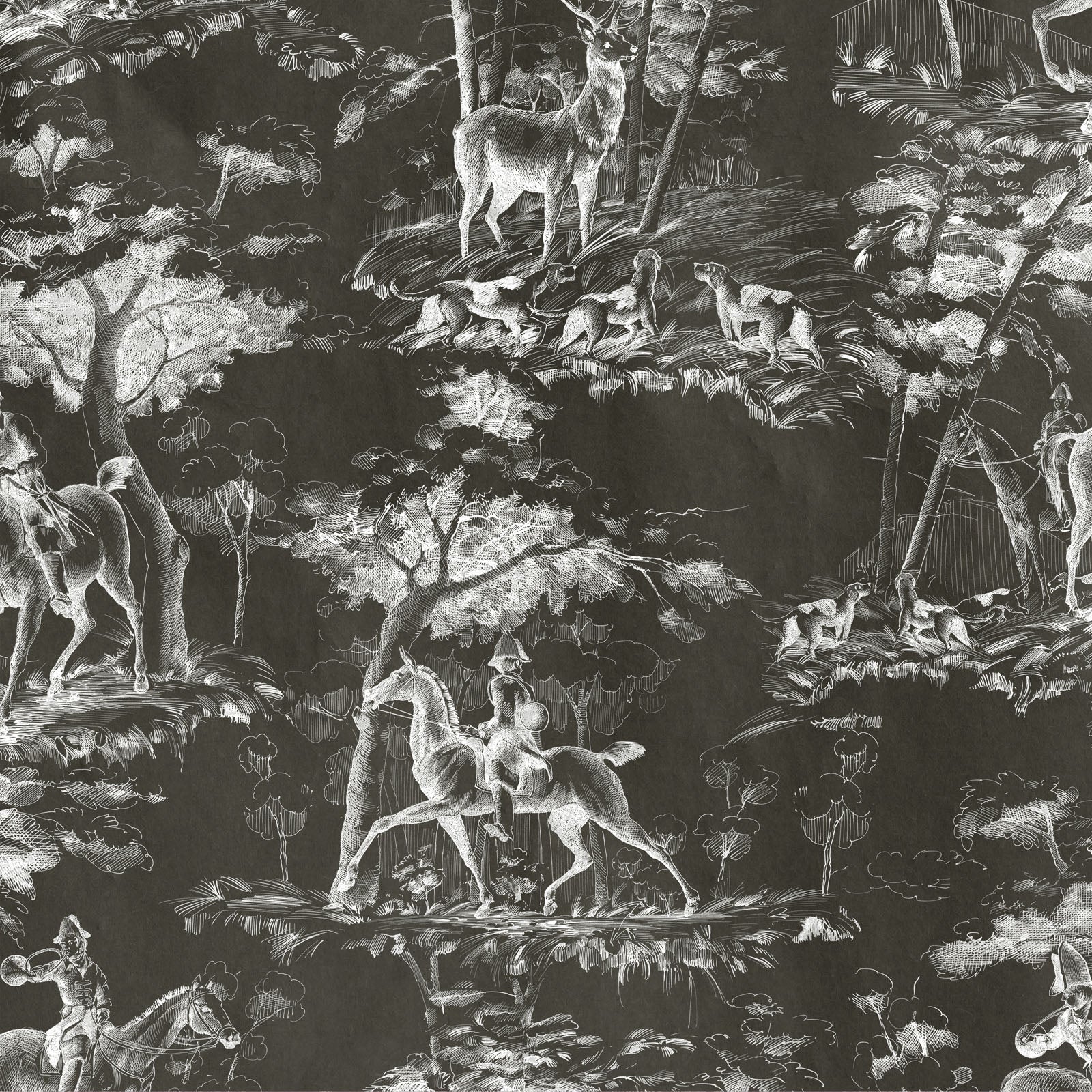 NLXL La Chasse Marron Wallpaper