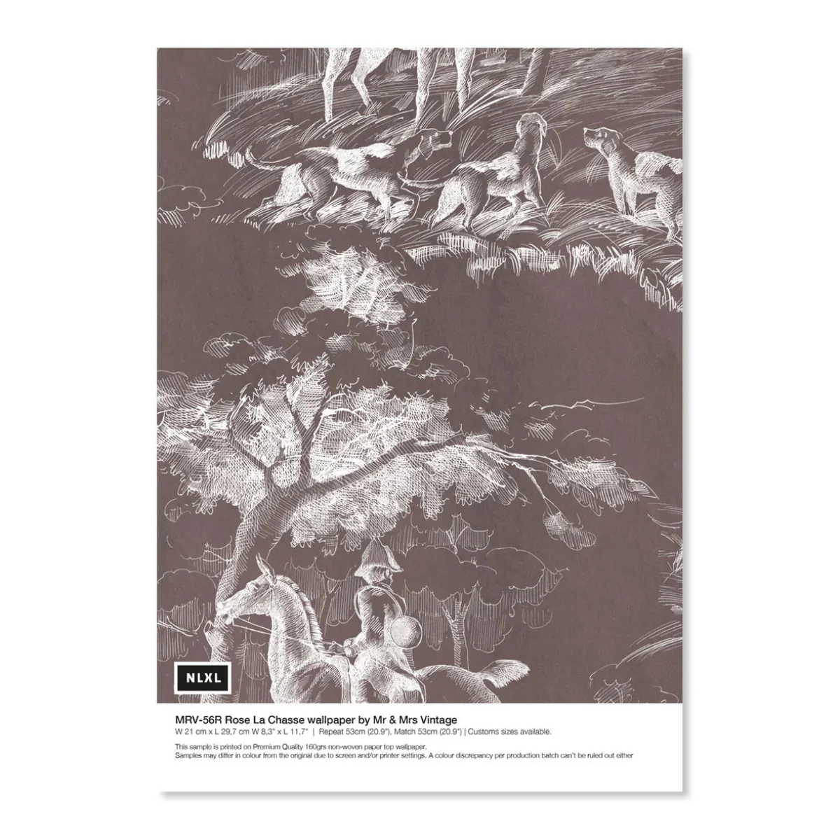 NLXL La Chasse Rose Wallpaper - Image 5