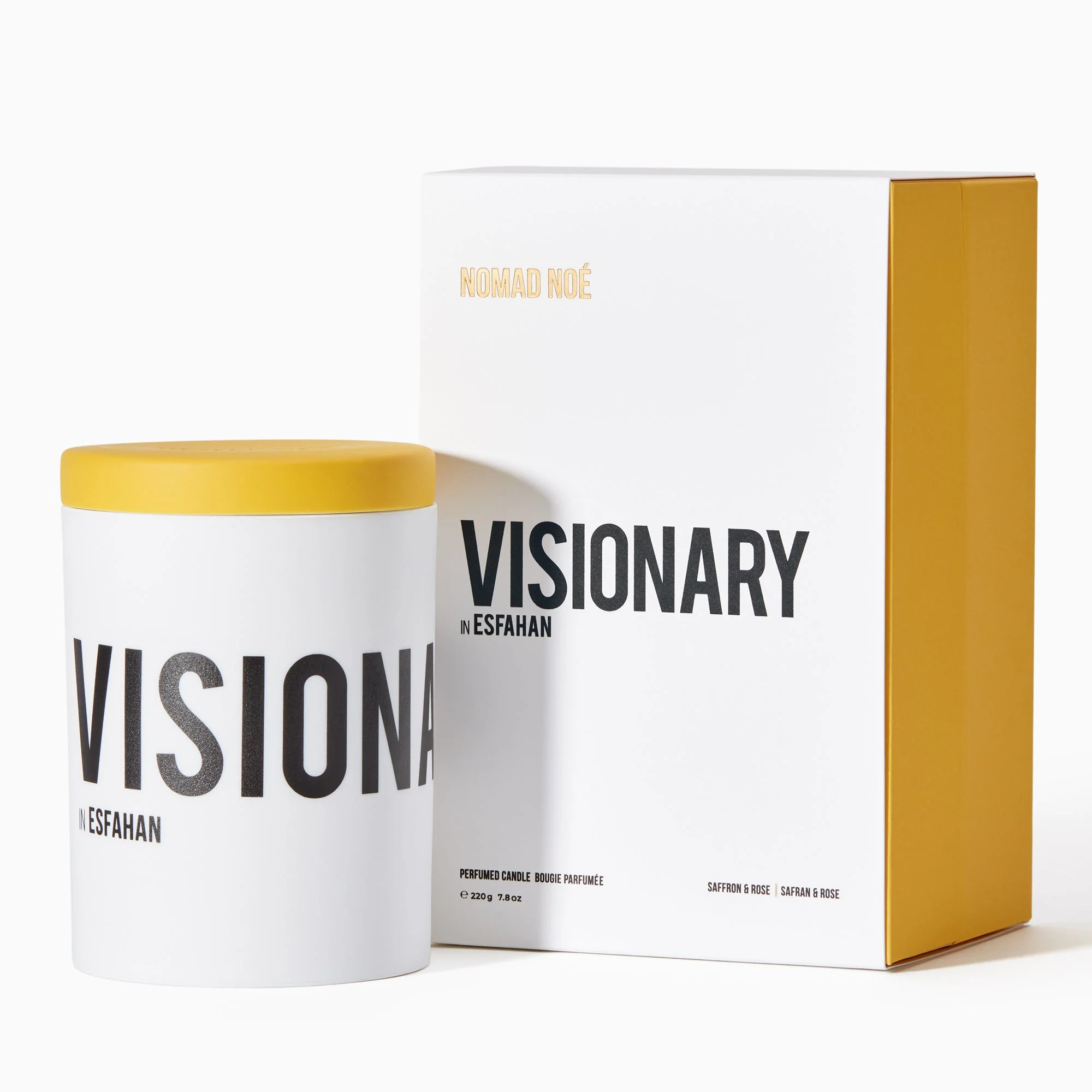 Nomad Noé Visionary in Esfahan Scented Candle - Saffron & Rose 220g - Image 4