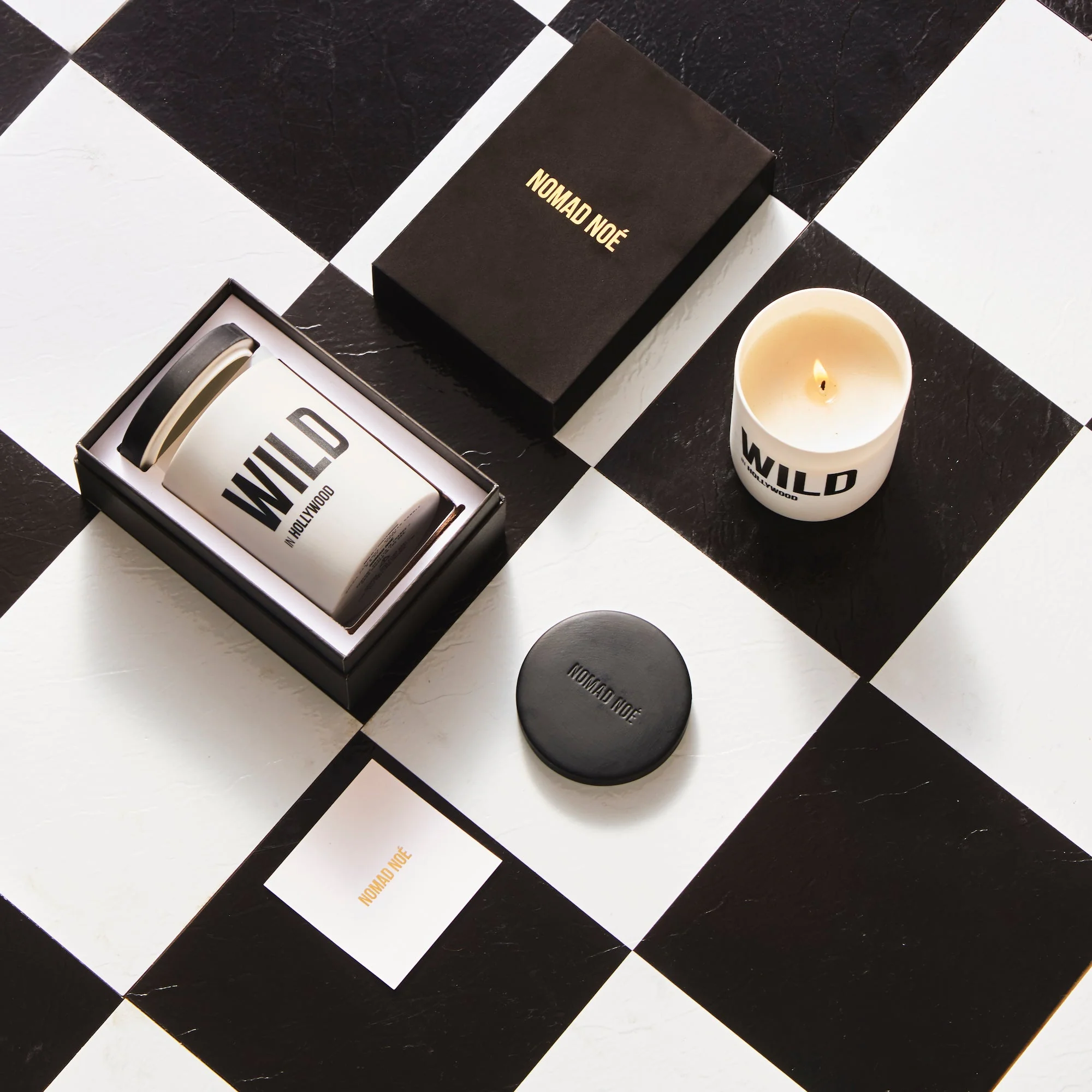 Nomad Noé Wild in Hollywood Candle - Spirits and Oud 220g - Image 3