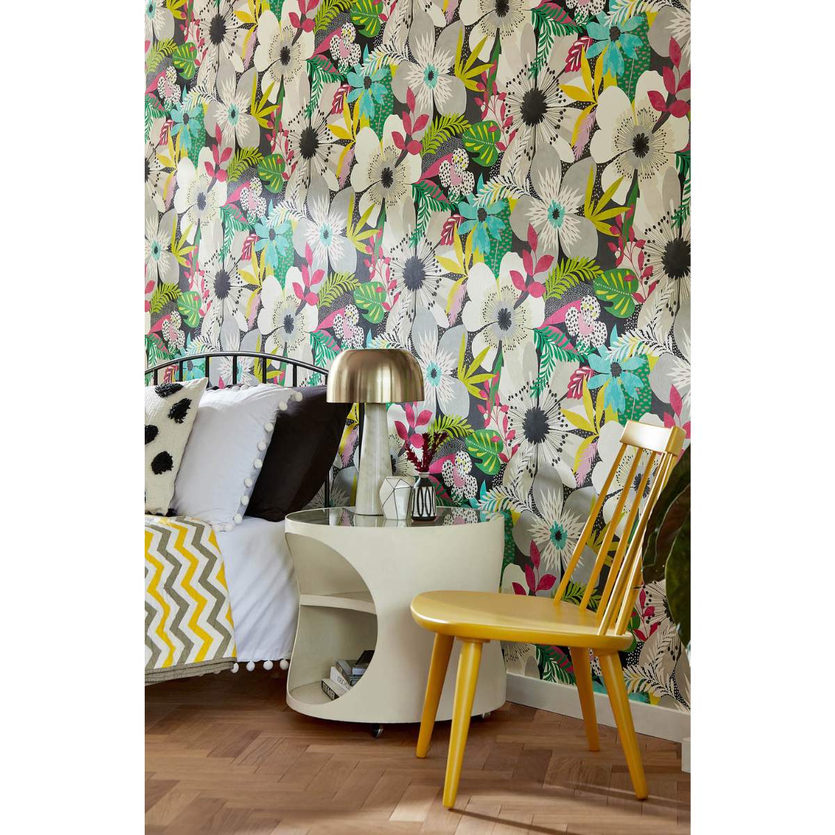 Ohpopsi Concept	Floral Riot - Chalk & Carbon - Image 4