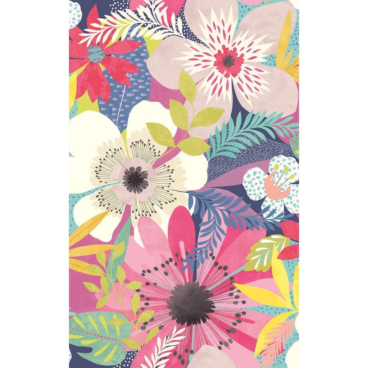 Ohpopsi Concept	Floral Riot - Raspberry - Image 2