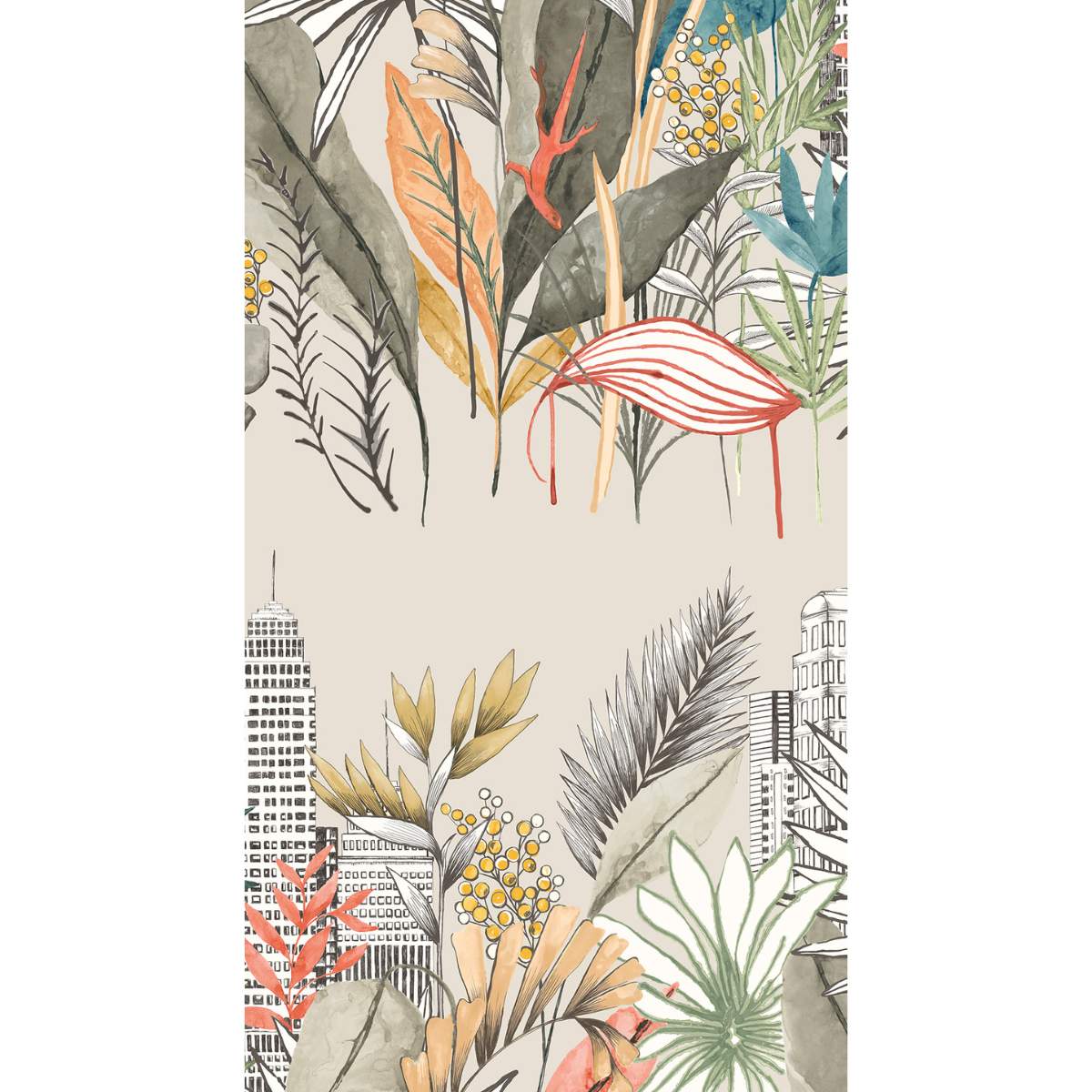 Ohpopsi Concept	Urban Tropic - Parchment - Image 2