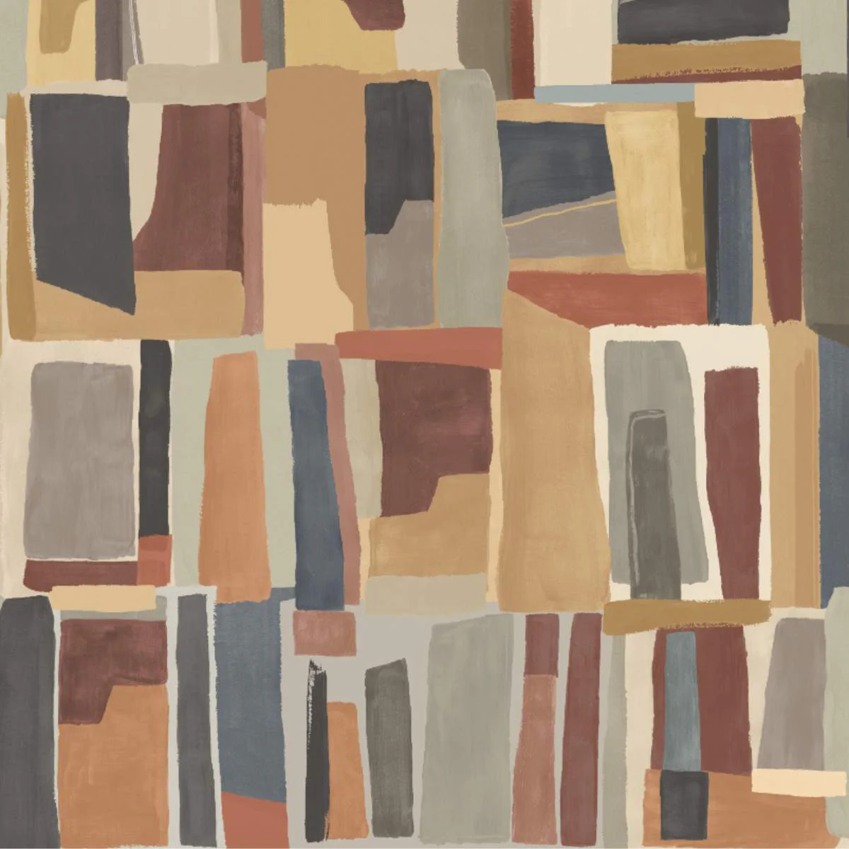 Ohpopsi Fragments Abstract Cubes - Walnut Twist
