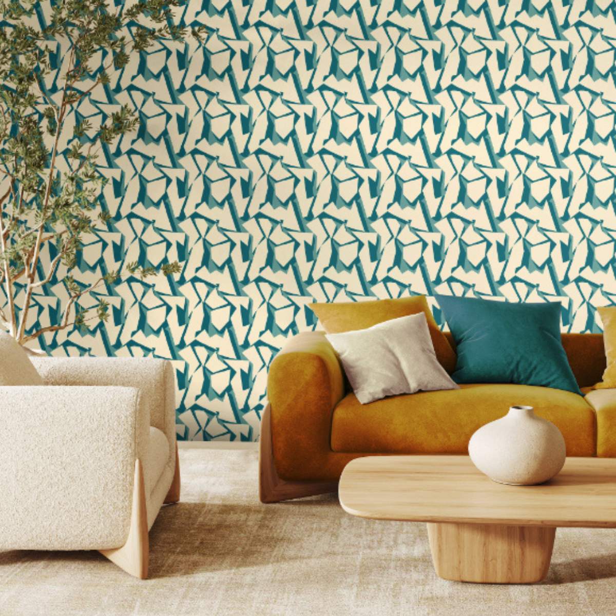 Ohpopsi Fragments Shatter - Teal - Image 2