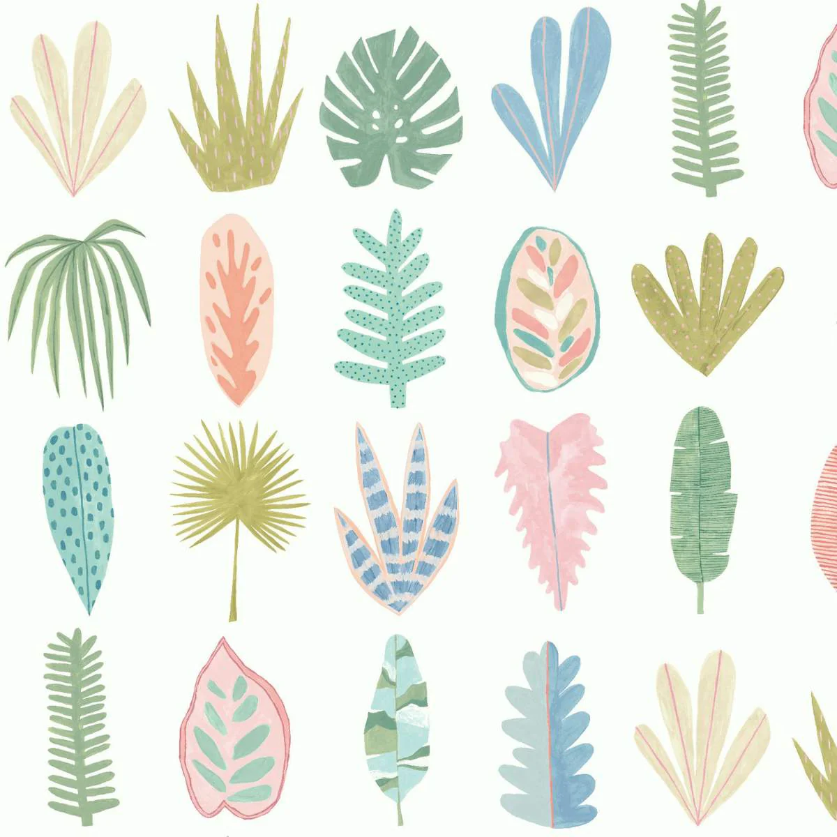 Ohpopsi Glasshouse Leaf Boogie - Pastel - Image 2