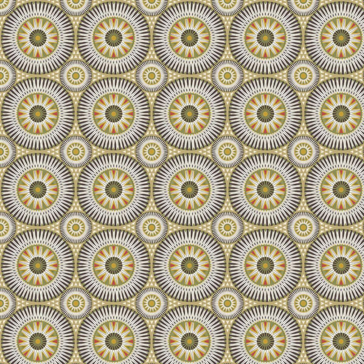 Ohpopsi Grafik Large Ellipse - Coffee & Olive