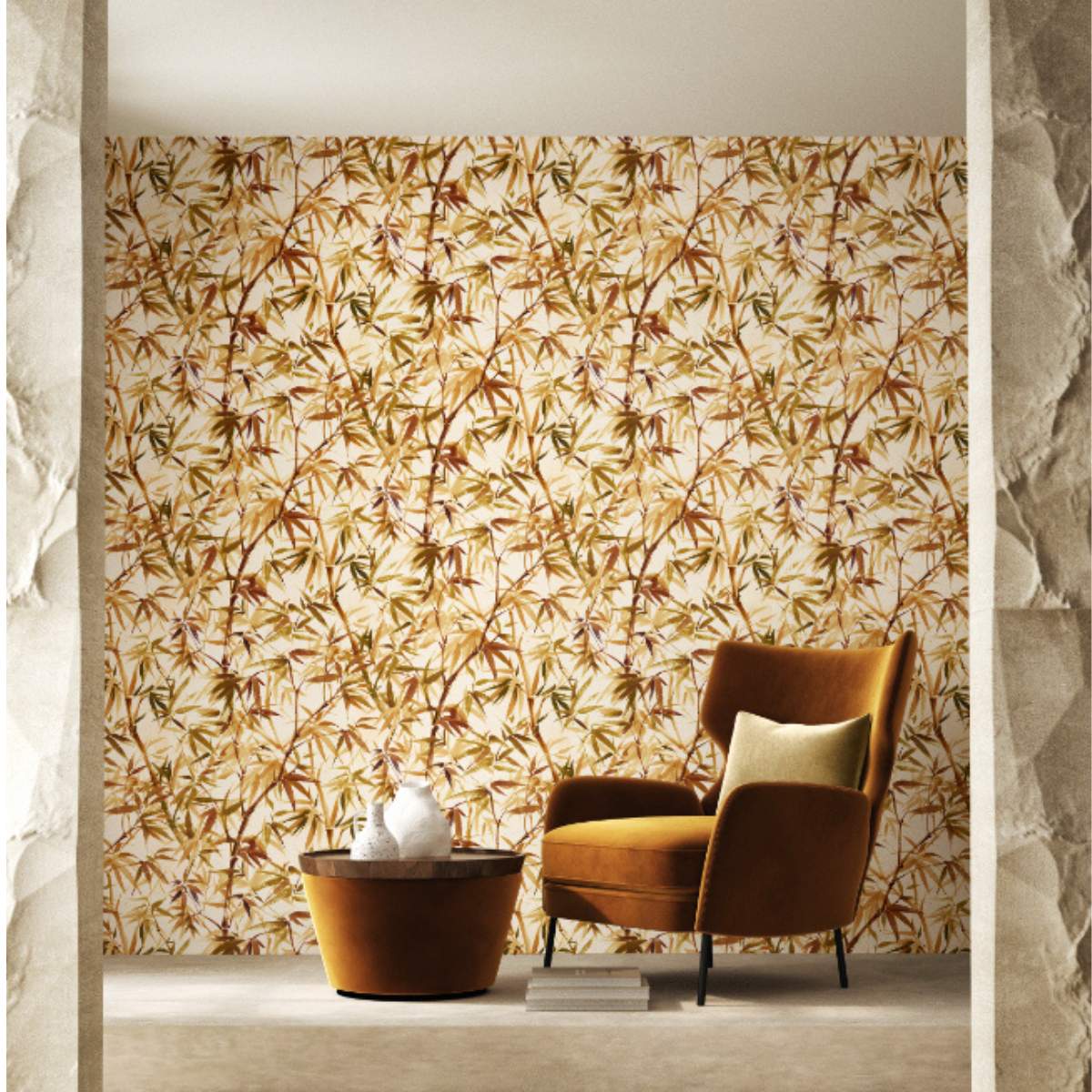 Ohpopsi Hanashi Shadow Bamboo - Goldenrod - Image 3