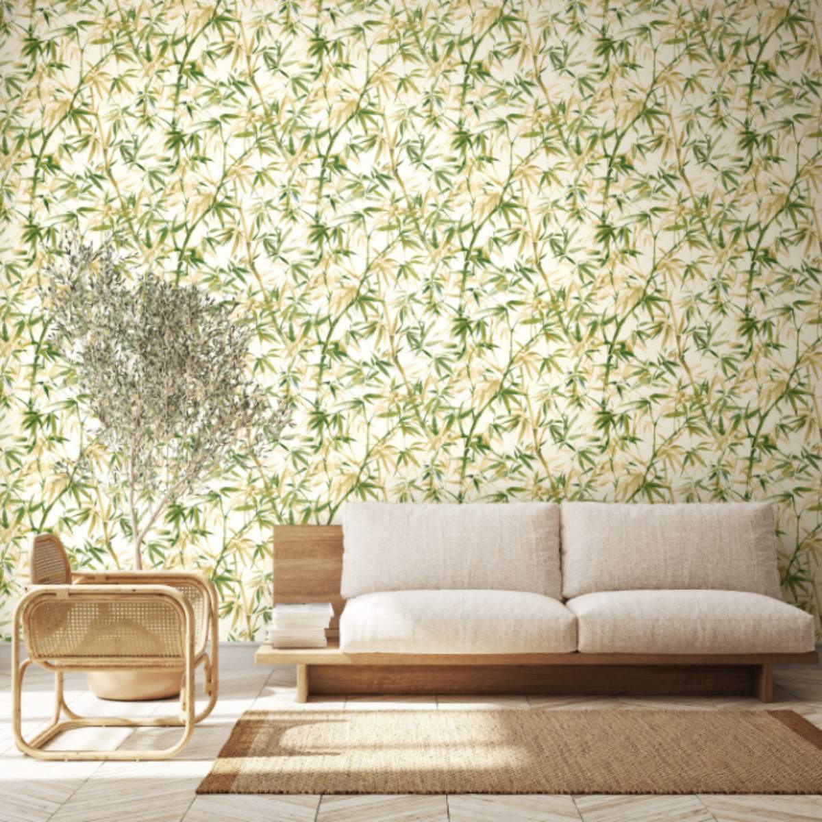 Ohpopsi Hanashi Shadow Bamboo - Willow - Image 3