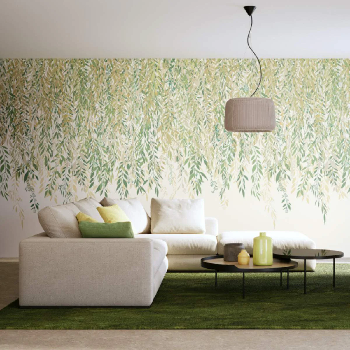 Ohpopsi Ichika Cascading Willow - Sage & Ochre - Image 2