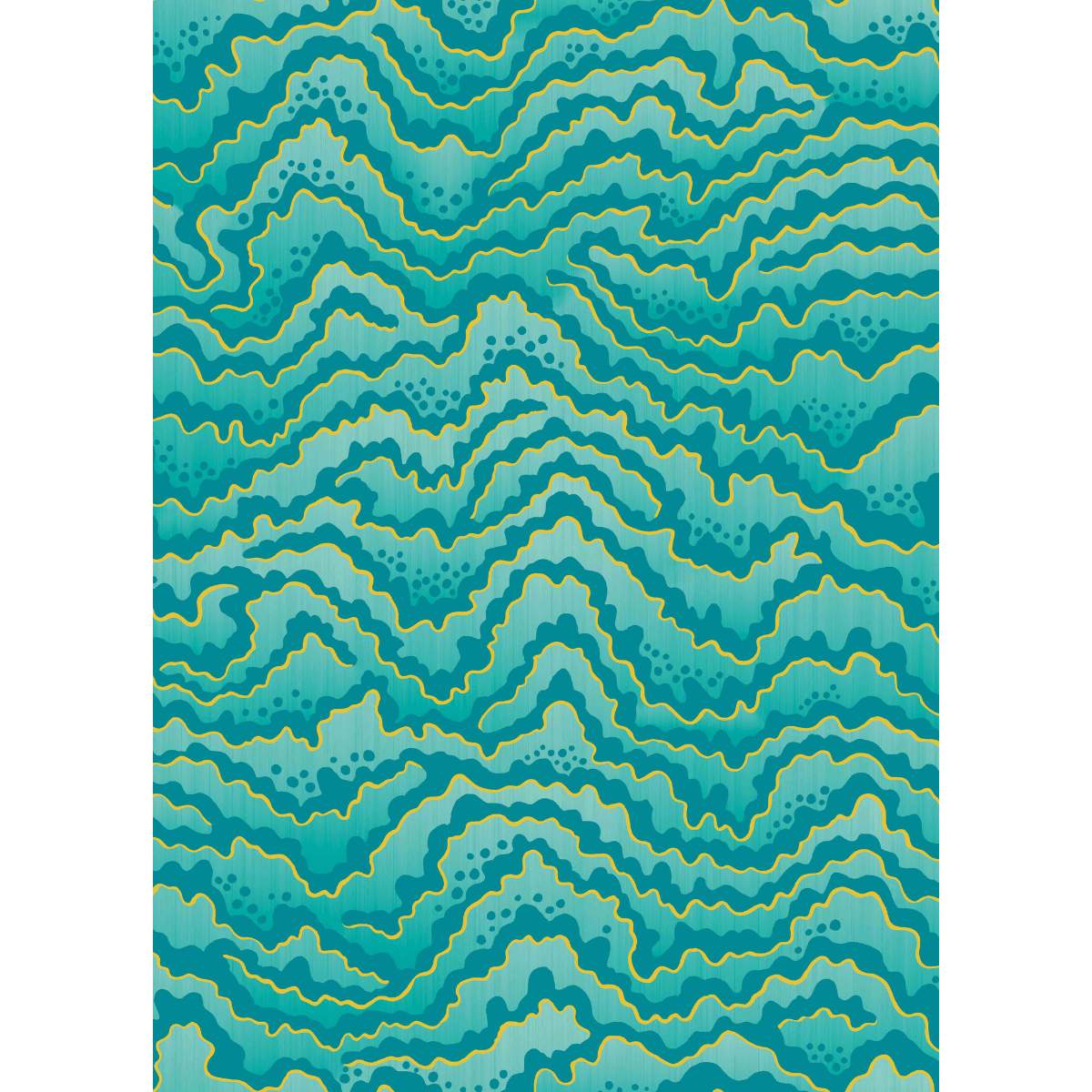 Ohpopsi Ichika Contour - Turquoise & Lemon - Image 3