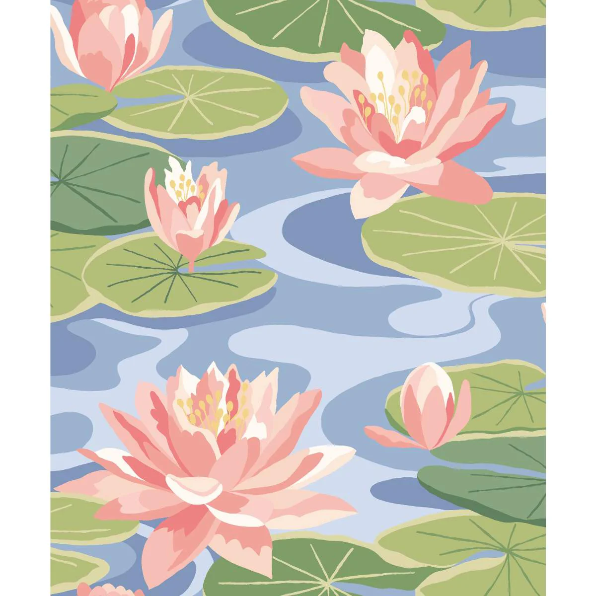 Ohpopsi Ichika Waterlily - Cornflower - Image 3