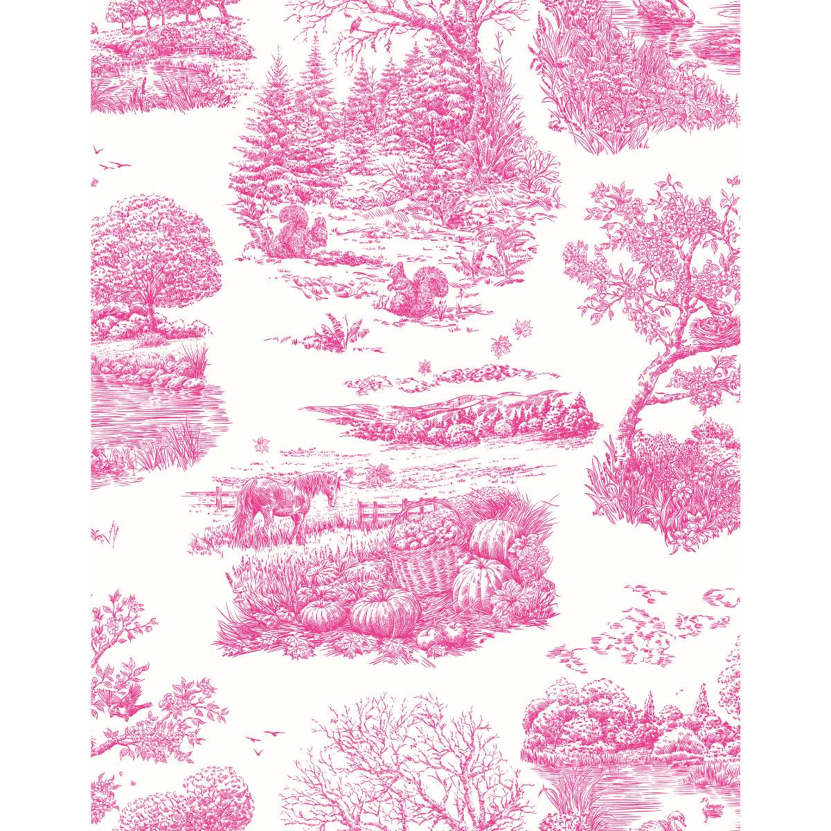 Ohpopsi Riches Of Nature Eve Toile - Magenta - Image 2