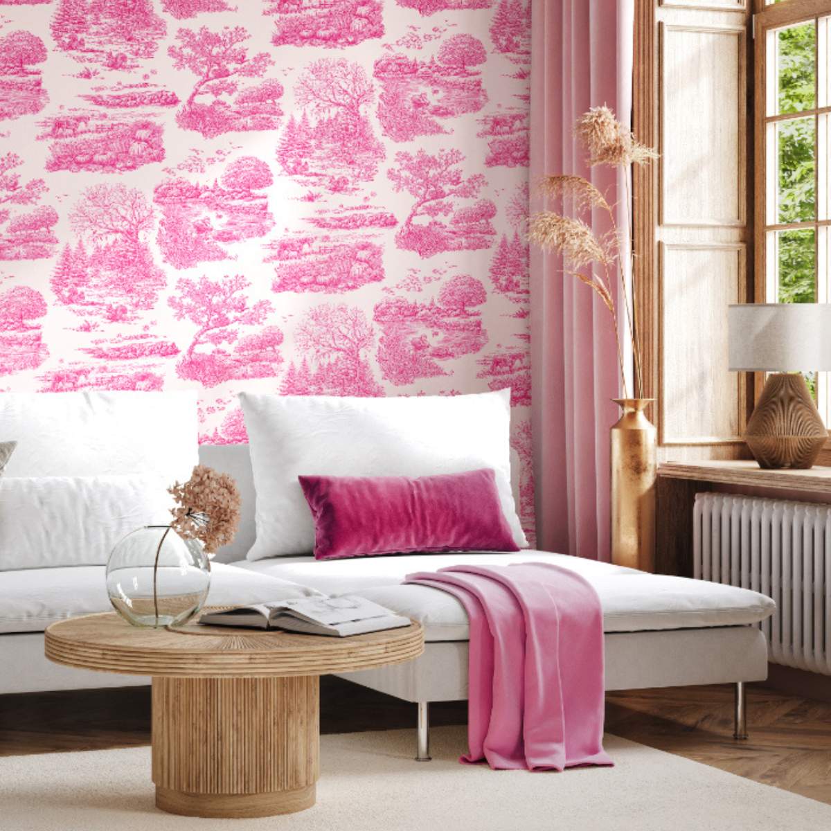 Ohpopsi Riches Of Nature Eve Toile - Magenta - Image 3