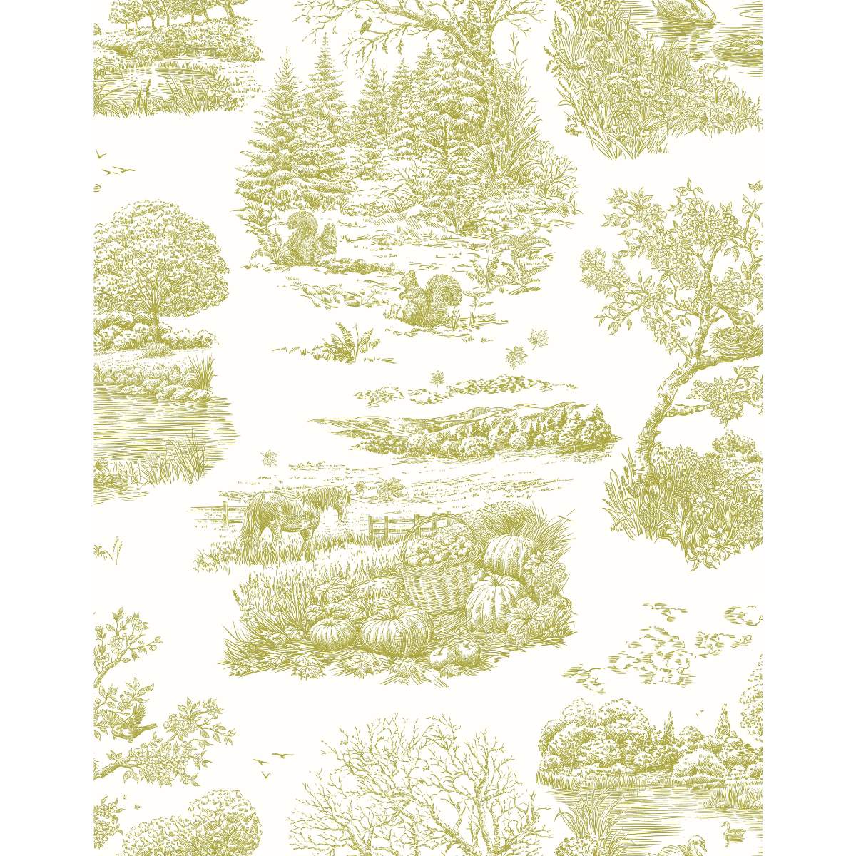 Ohpopsi Riches Of Nature Eve Toile - Olive - Image 2