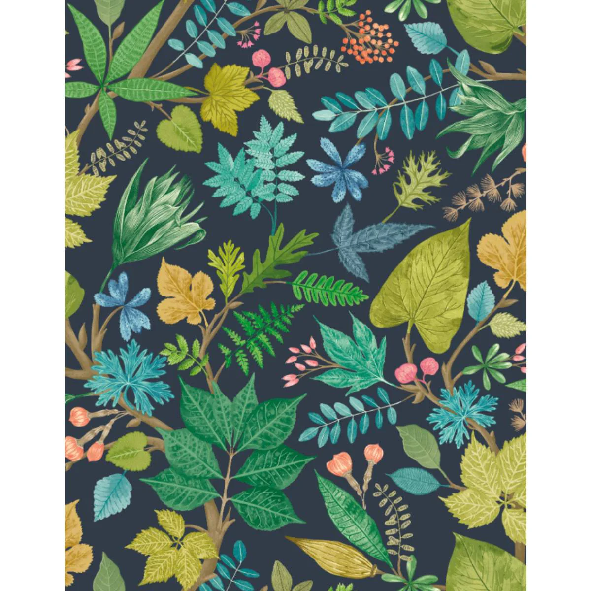 Ohpopsi Riches Of Nature Lush Leaves - Midnight Garden - Image 2