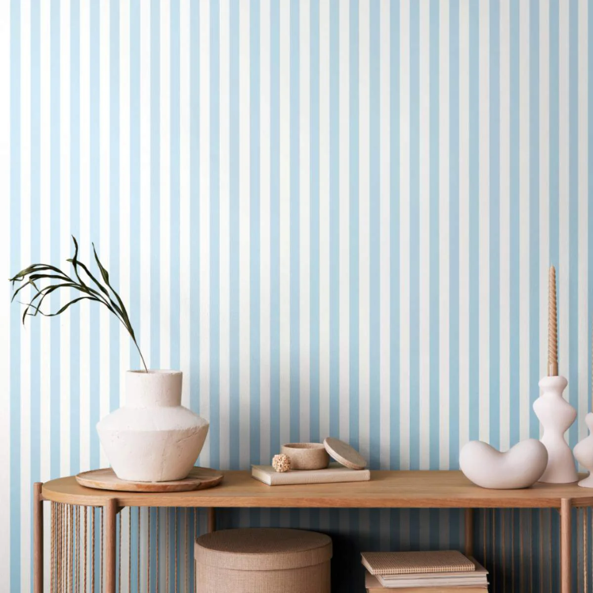 Ohpopsi Simply Stripes Candy Stripe - Baby Blue - Image 3