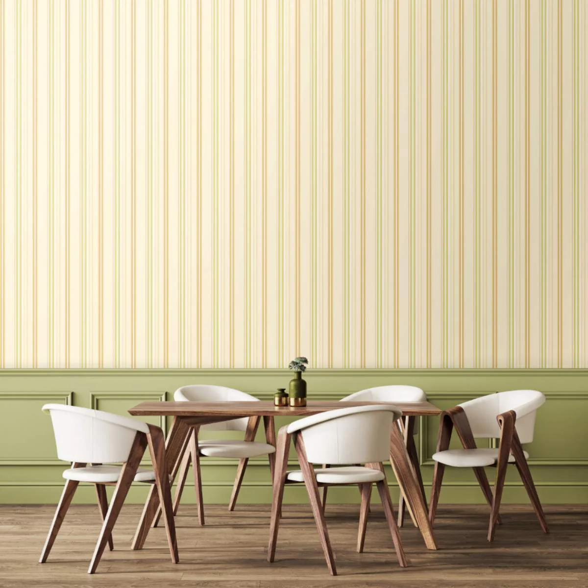 Ohpopsi Simply Stripes Ribbon Mix Stripe - Pear - Image 3