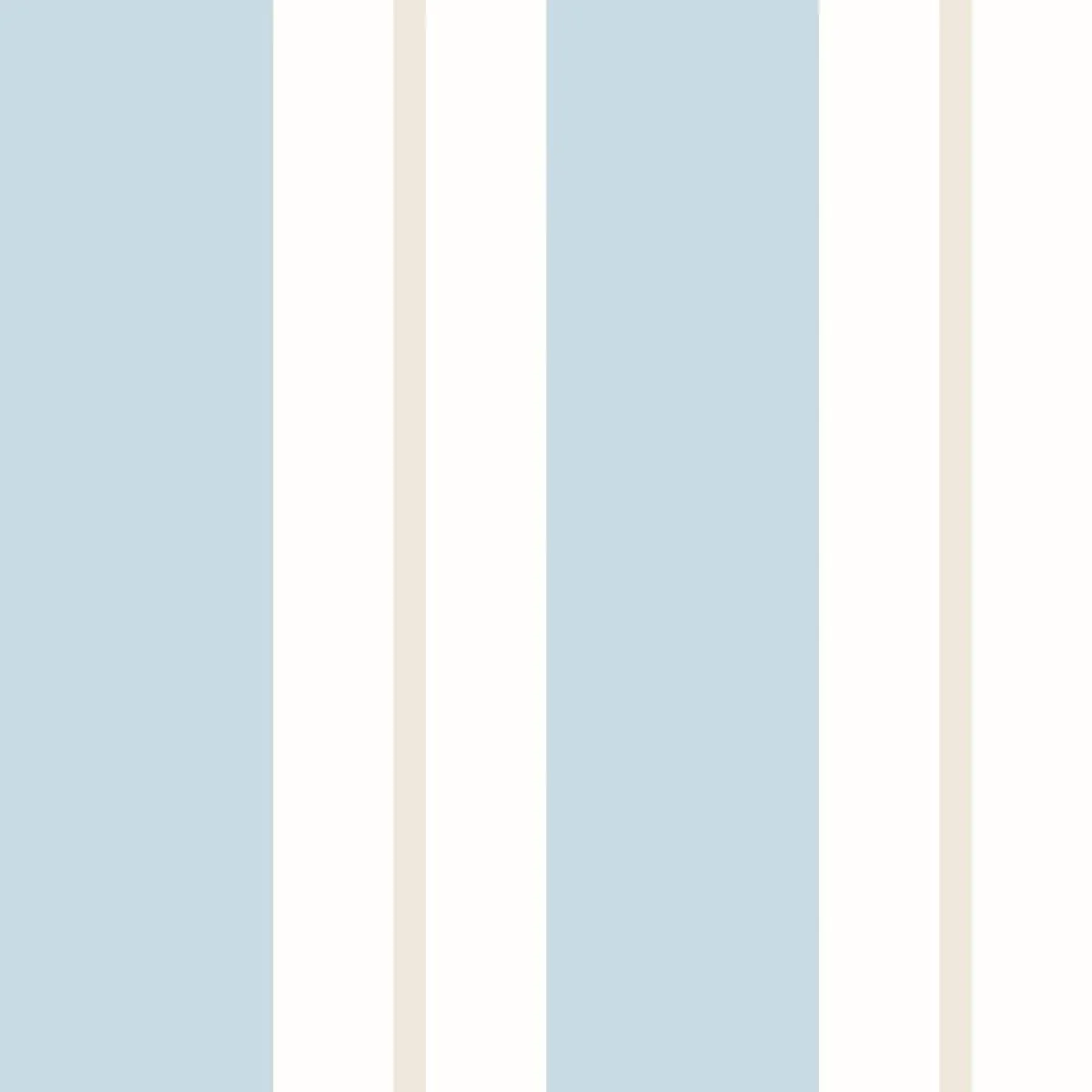 Ohpopsi Simply Stripes Wide Multi Stripe - Wedgewood