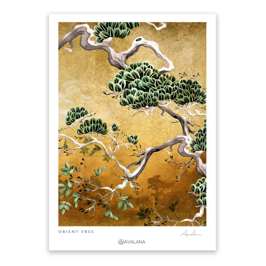 Avalana Orient Tree Art Print