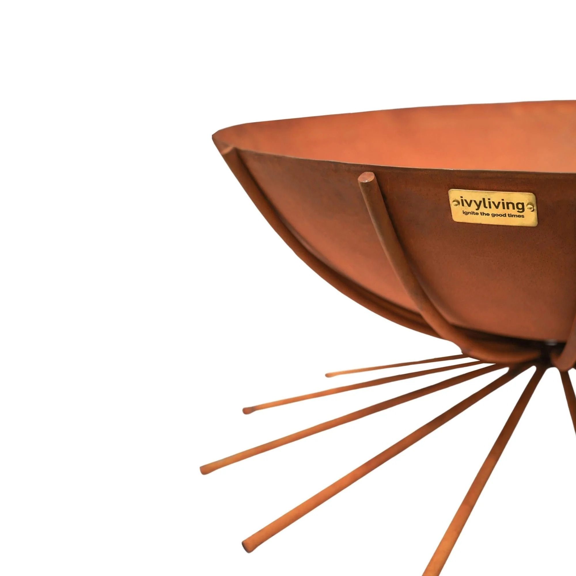 Ivyline Outdoor Metal Dakota Fire Pit - Image 4