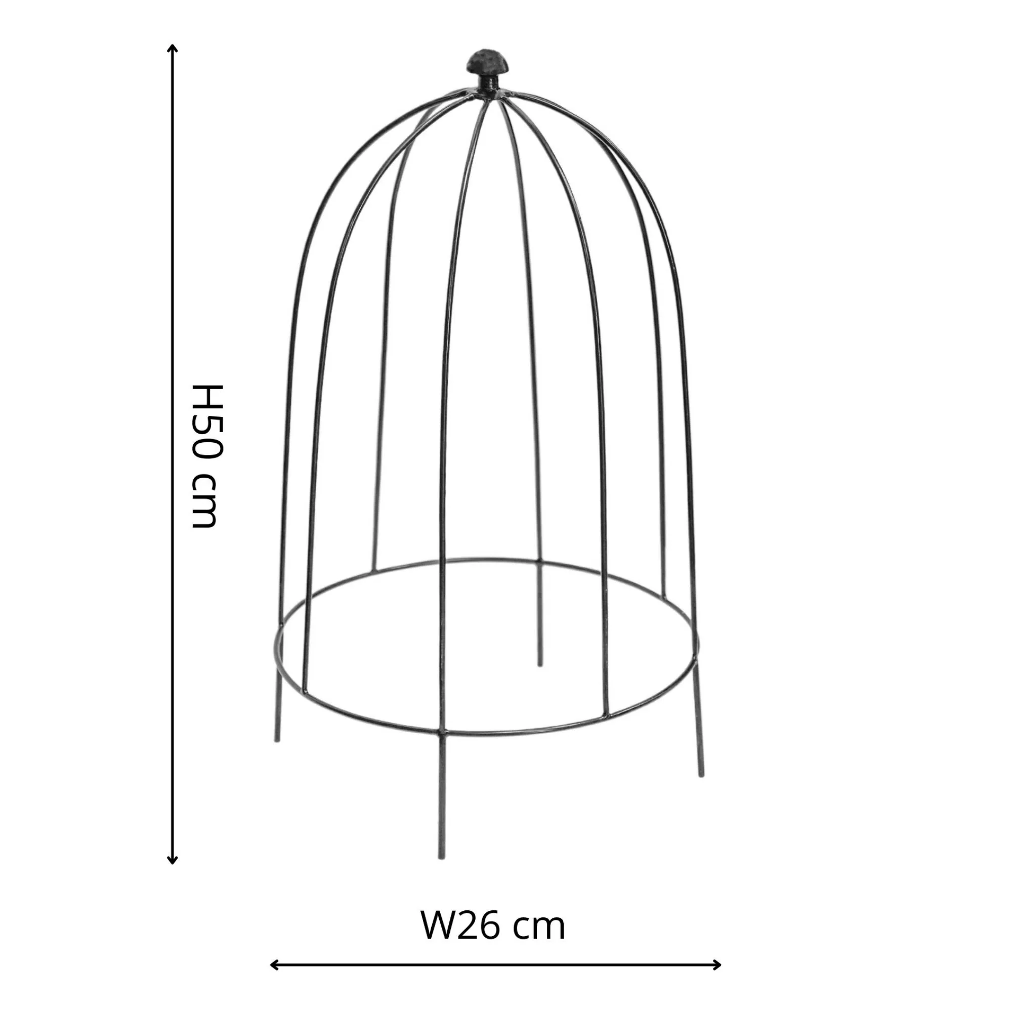 Ivyline Climbing Plant Metal Obelisk Support, Zinc - Image 5