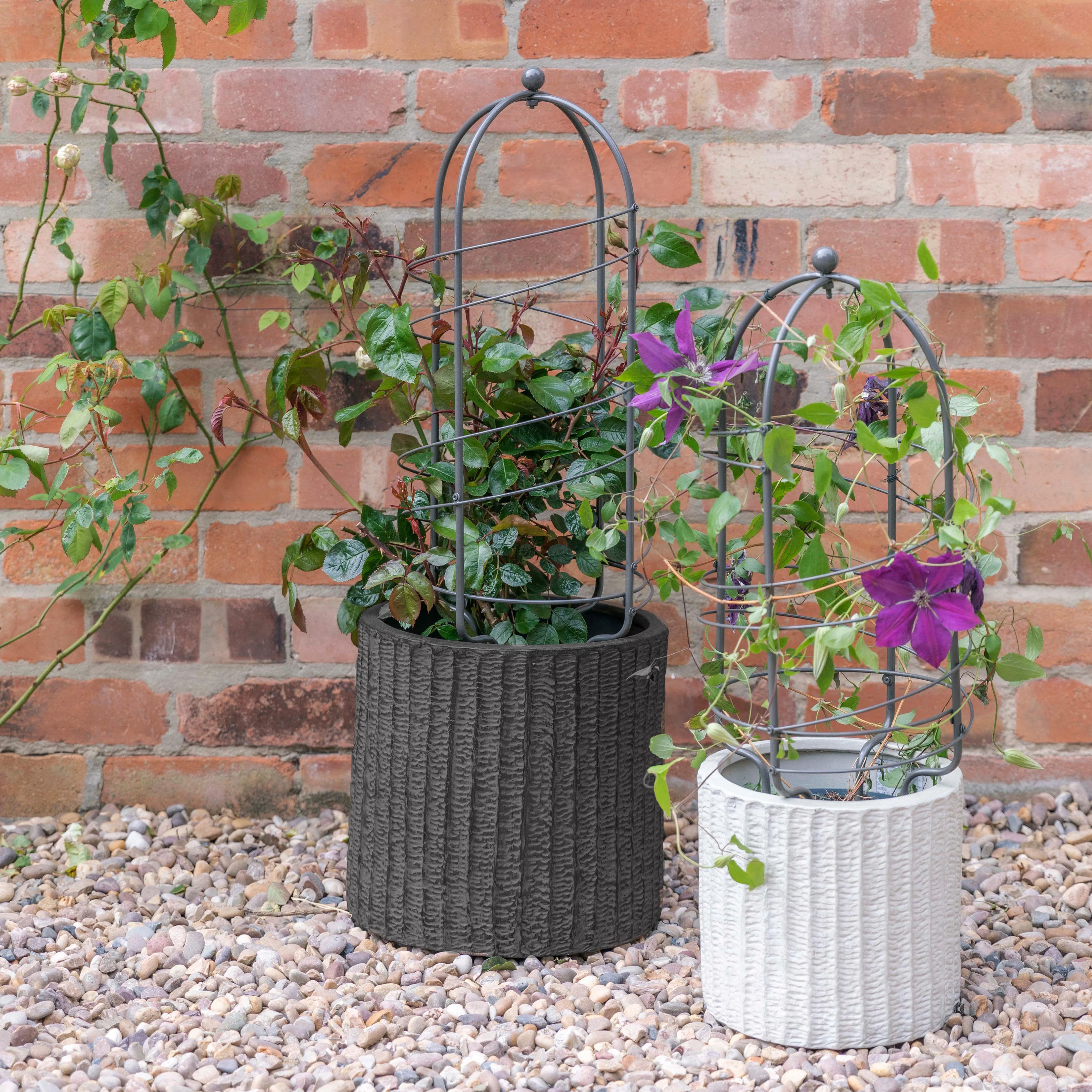 Ivyline Climbing Plant Metal Obelisk Pot Support - Image 2
