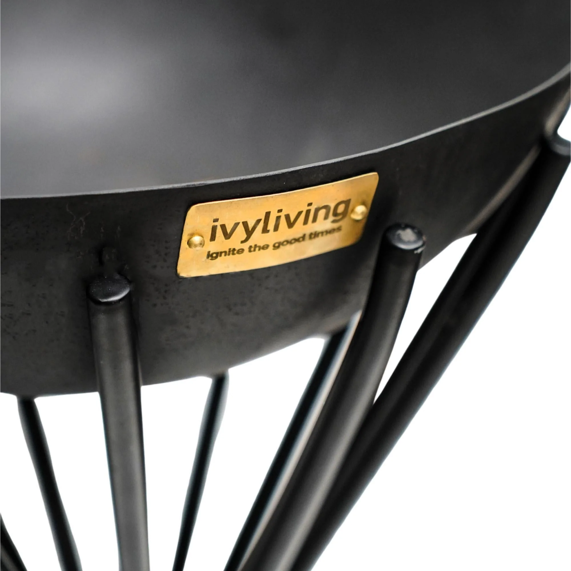 Ivyline Outdoor Tall Metal Dakota Fire Pit - Image 10