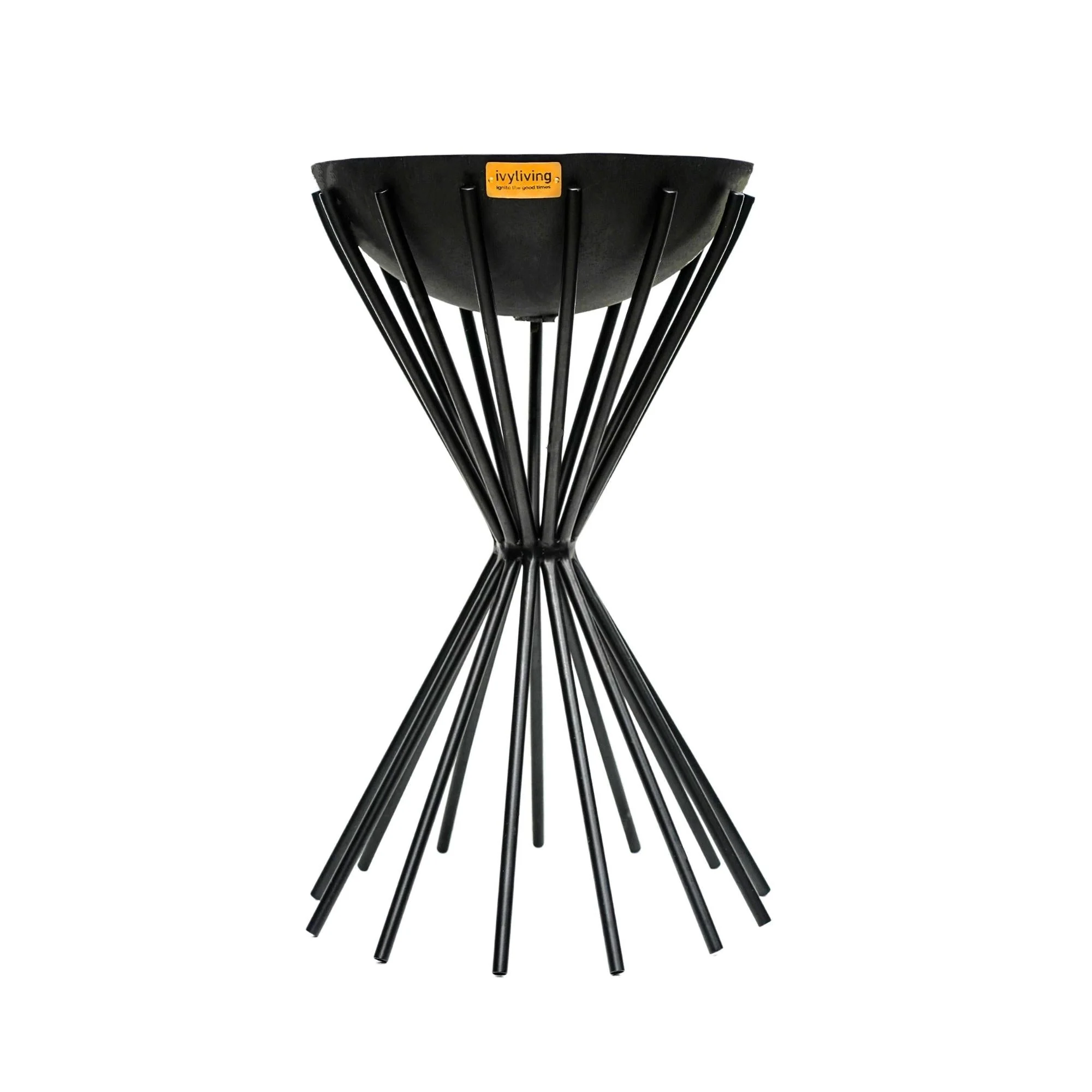 Ivyline Outdoor Tall Metal Dakota Fire Pit - Image 8