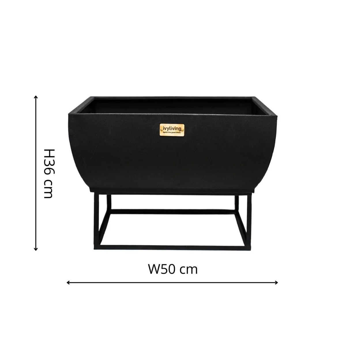 Ivyline Outdoor Windermere Firebowl Fire Pit - Image 12