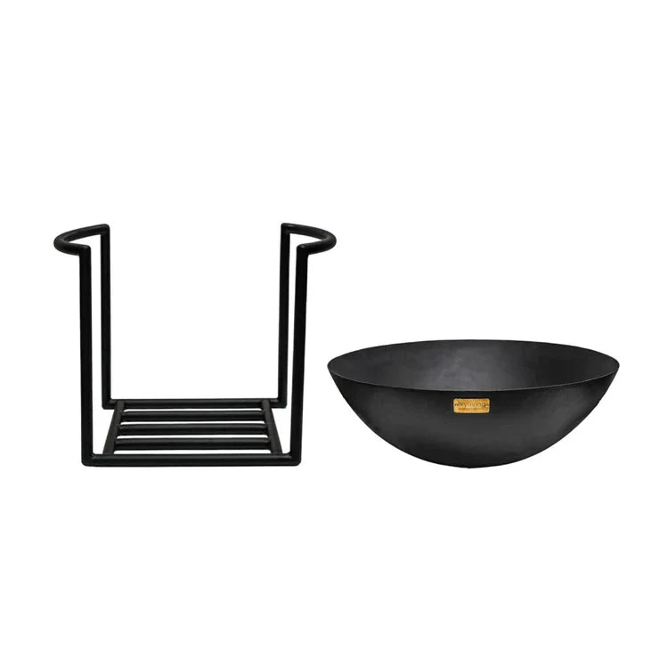 Ivyline Outdoor XL Cast Iron Fire Pit - Image 2