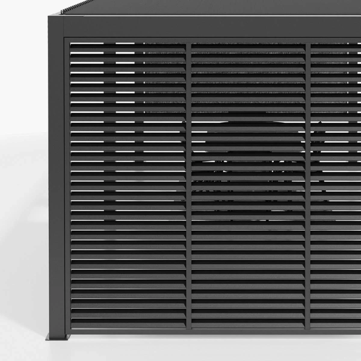 Pacific Lifestyle Abierto Full Electric 3m x 4m inc LED complete with 1 x 4m Fixed Louvre Panel & 2 x 3m Manual Blinds - Image 11