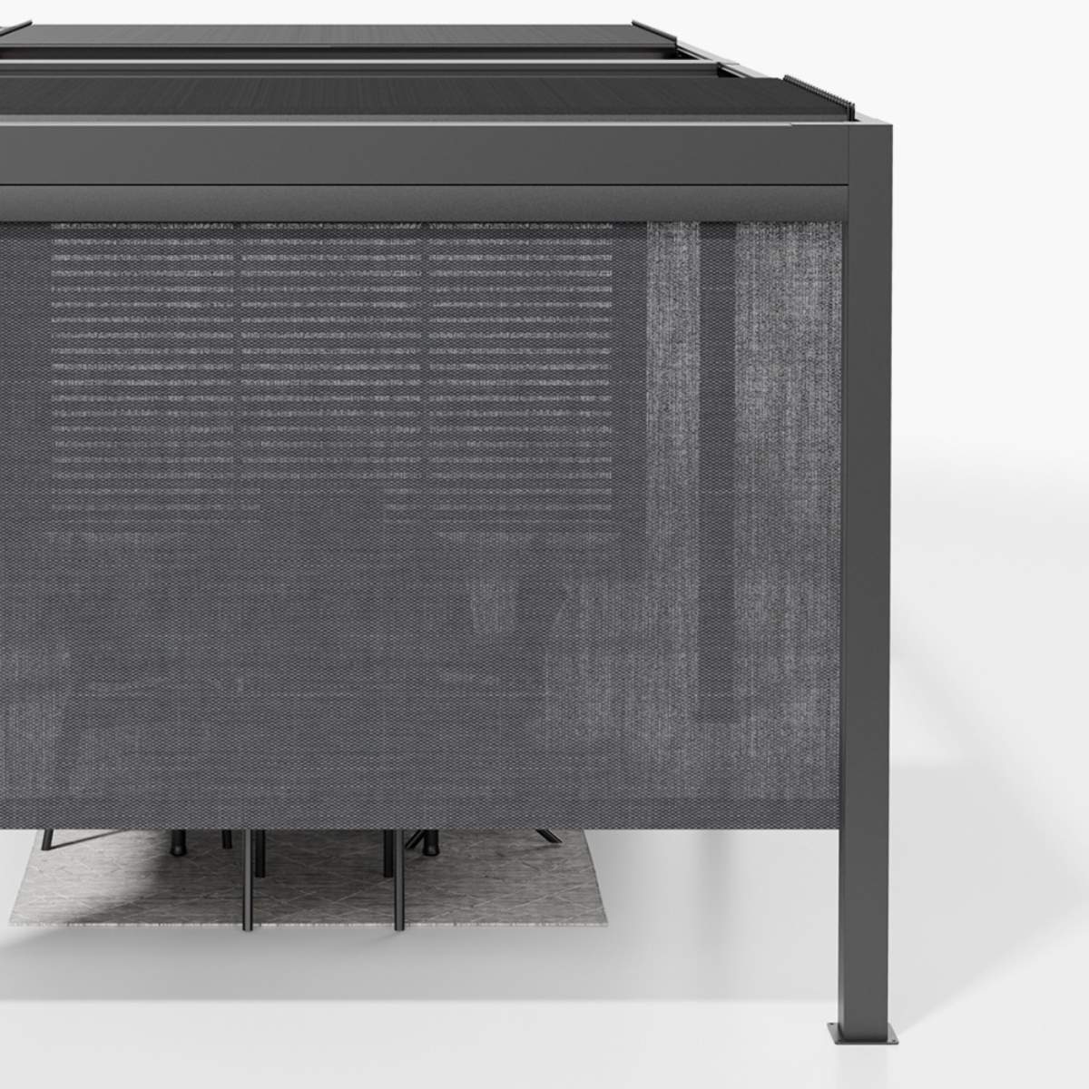 Pacific Lifestyle Abierto Full Electric 3m x 4m inc LED complete with 2 x 4m and 1 x 3m Manual Blinds - Image 8