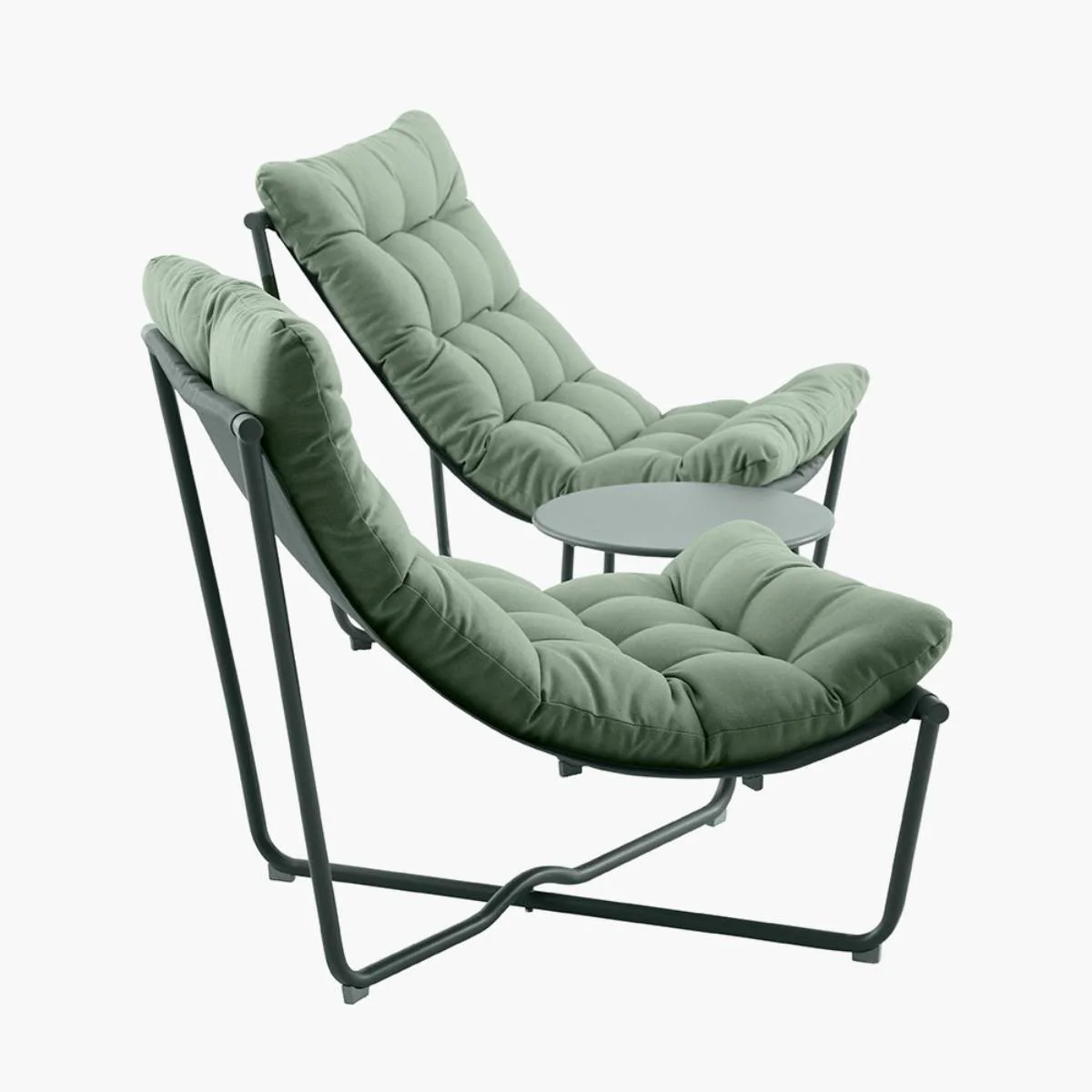 Pacific Lifestyle Clermont Moss Green Outdoor Lounging Set - Image 3