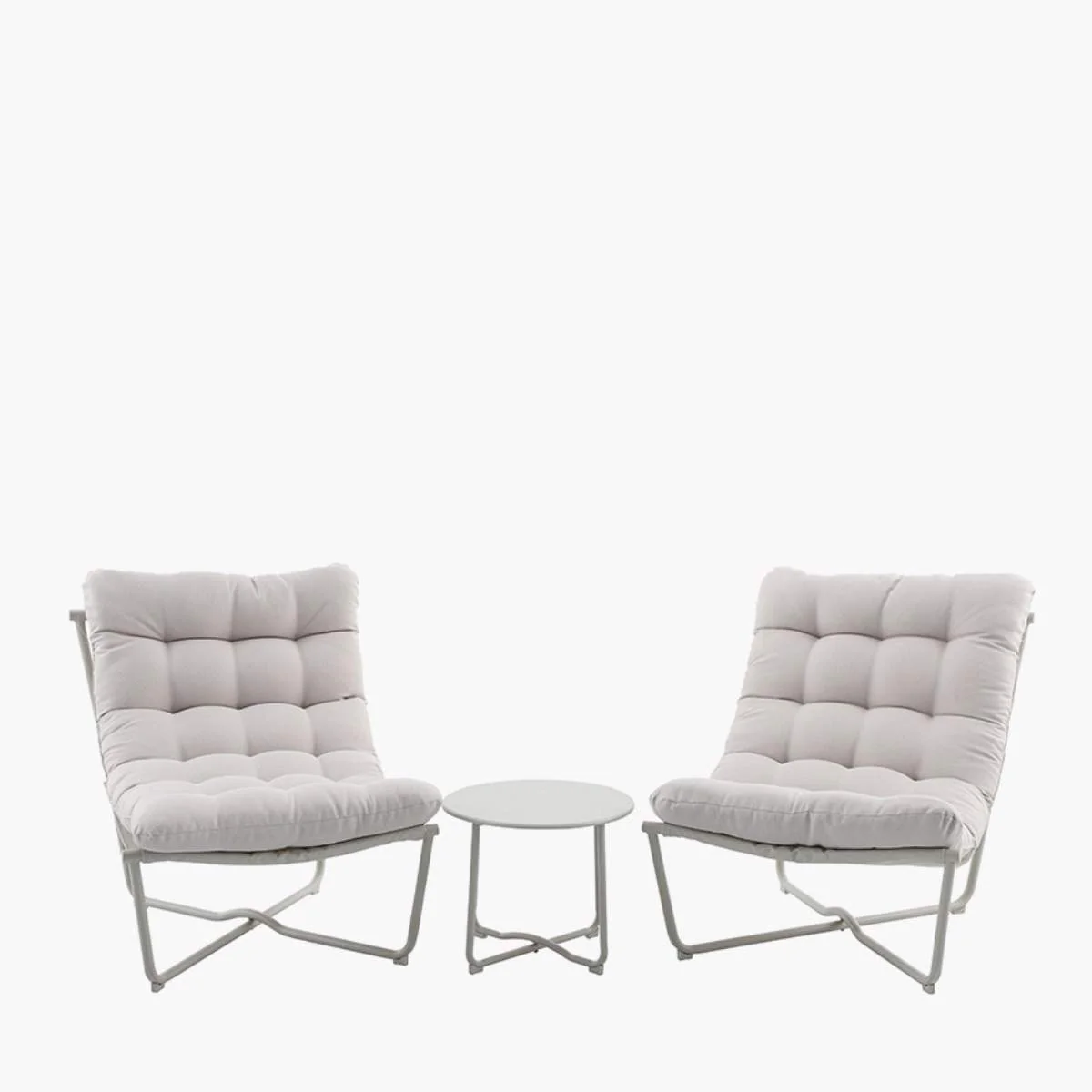 Pacific Lifestyle Clermont Putty Outdoor Lounging Set