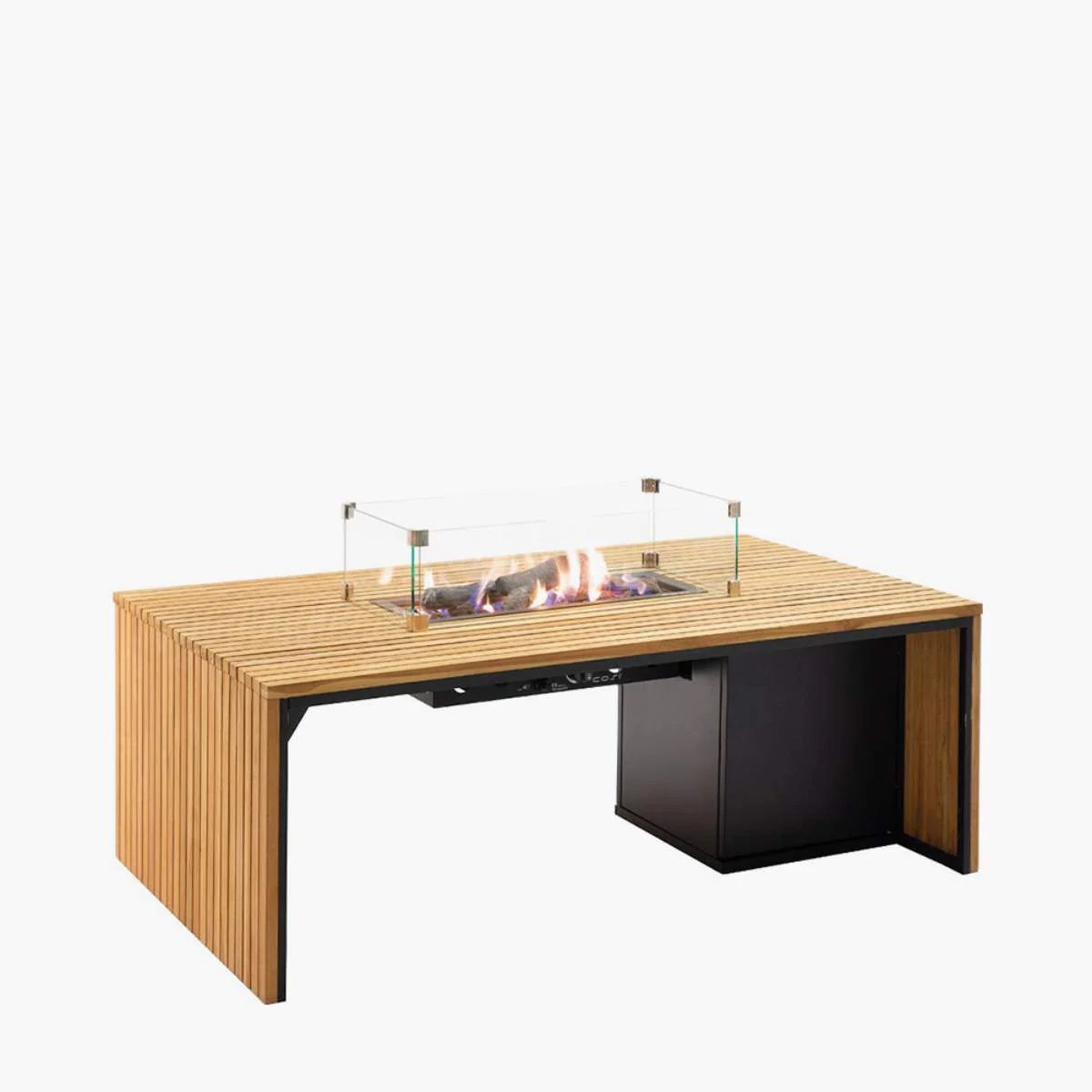 Pacific Lifestyle Cosibridge 140 Teak Fire Pit Table - Image 4