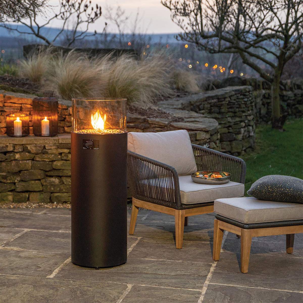 Pacific Lifestyle Cosiscoop Pillar Black Lantern - Image 4