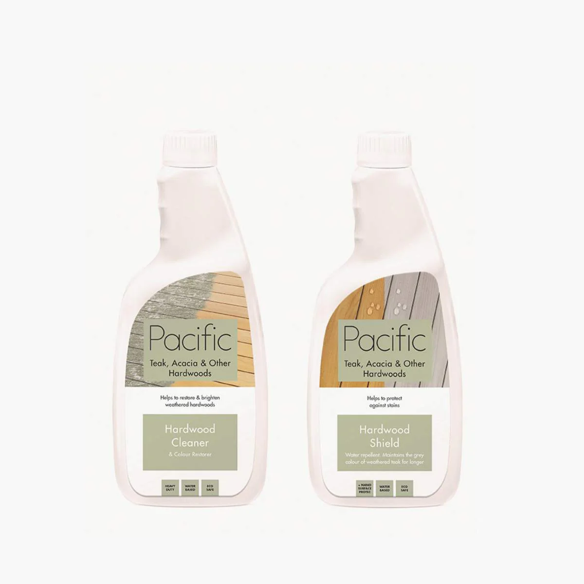Pacific Lifestyle Hardwood Cleaner and Colour Restorer and Hardwood Shield