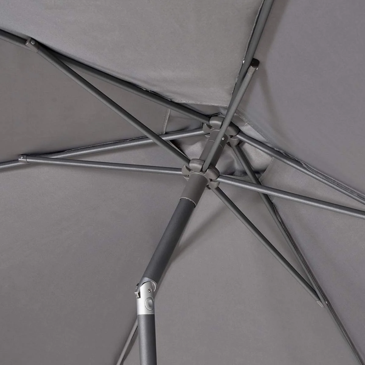Pacific Lifestyle Lisboa 2.5m Round Luna Grey Parasol - Image 6