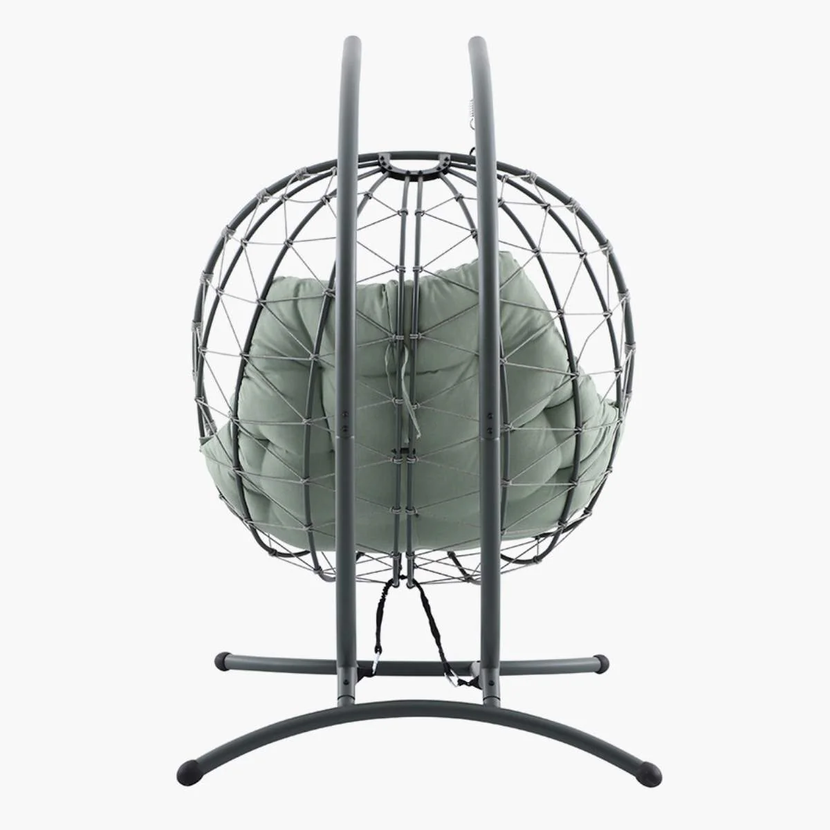Pacific Lifestyle Lyon Moss Green Outdoor Double Hanging Chair - Image 3