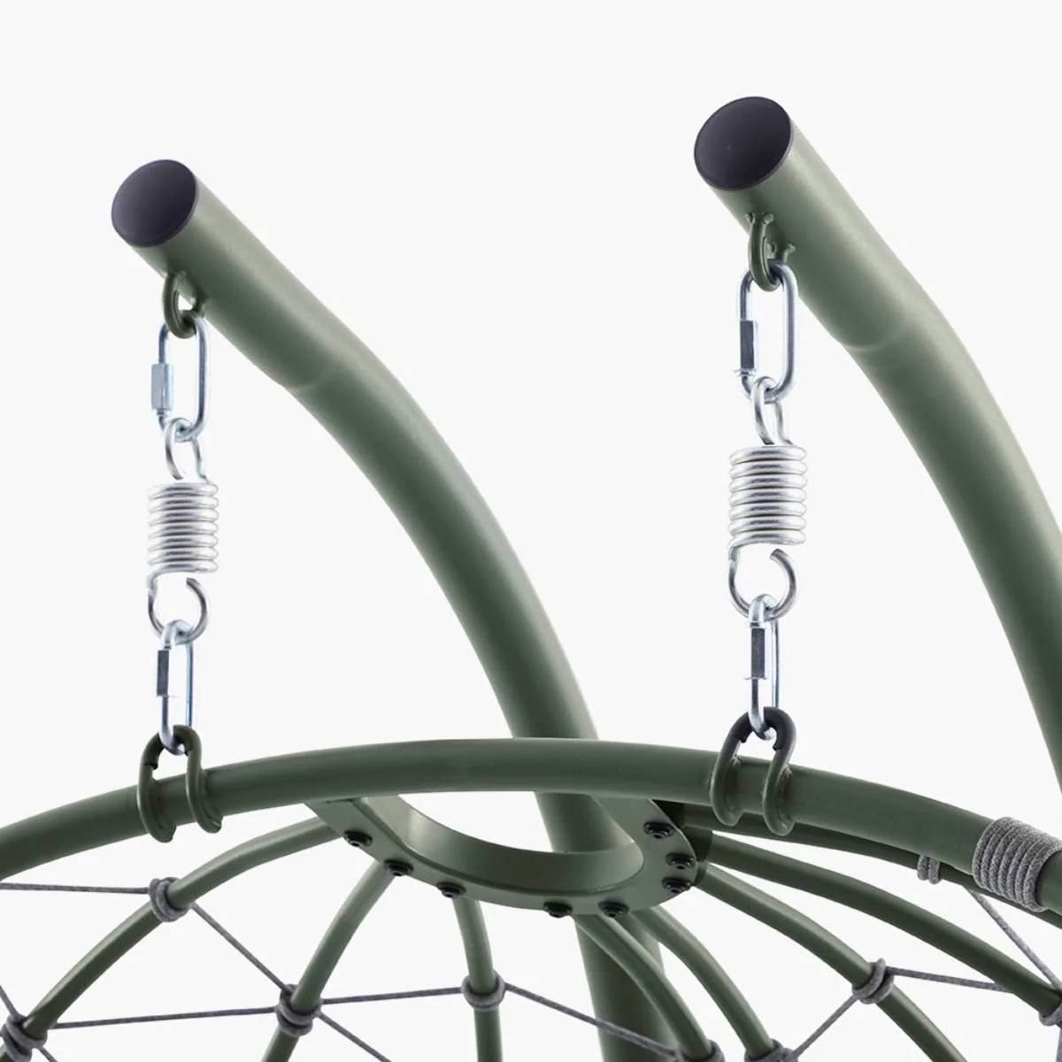 Pacific Lifestyle Lyon Moss Green Outdoor Double Hanging Chair - Image 4