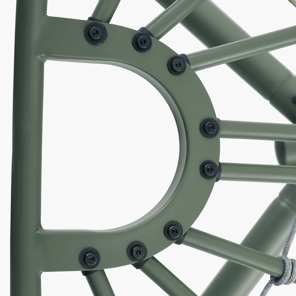 Pacific Lifestyle Lyon Moss Green Outdoor Single Hanging Chair - Image 7