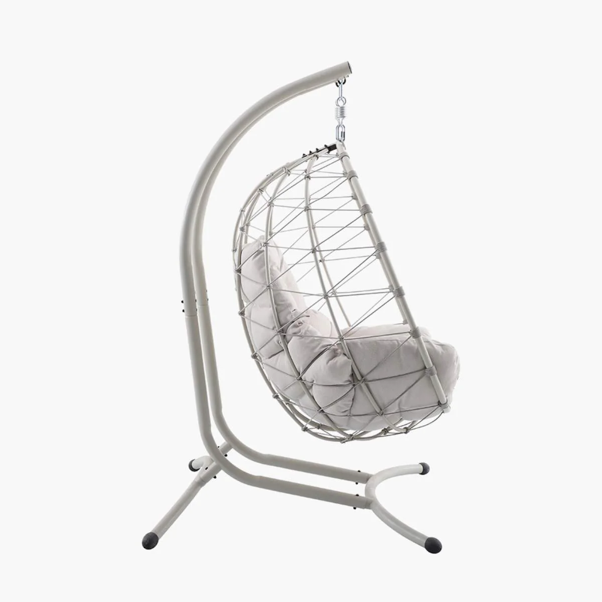 Pacific Lifestyle Lyon Putty Outdoor Double Hanging Chair - Image 3