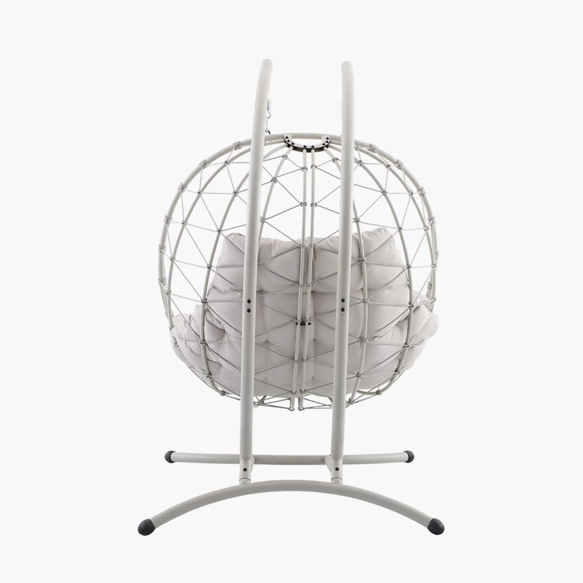 Pacific Lifestyle Lyon Putty Outdoor Double Hanging Chair - Image 4